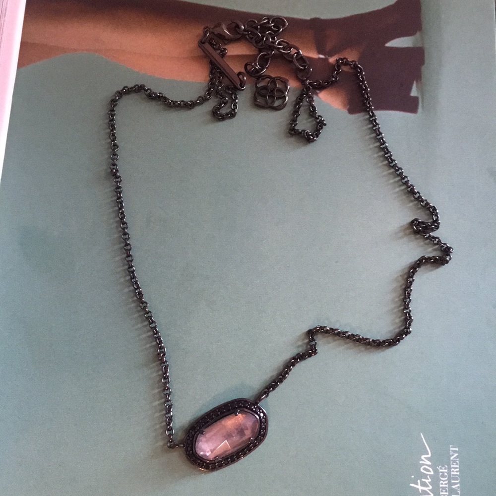 Kendra Scott Black Short Necklace